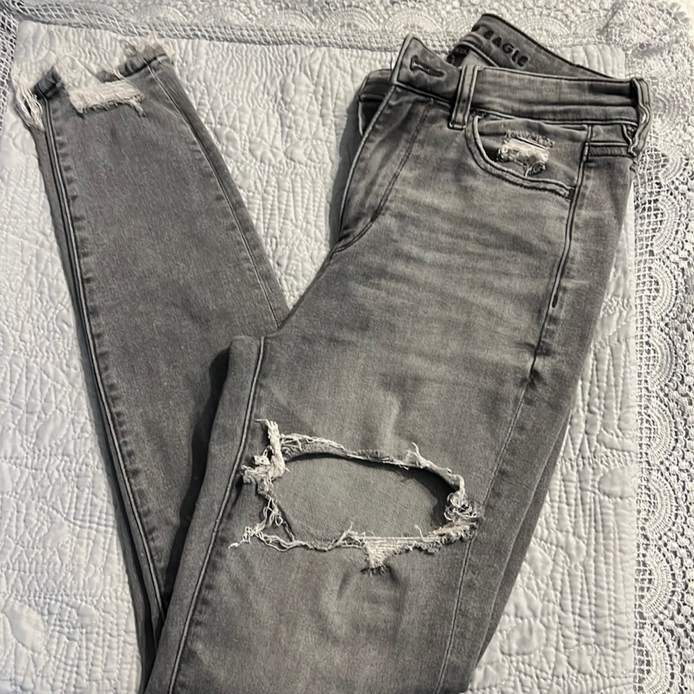 Grey American Eagle Denim Jeans